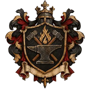 Brasão da guilda Fabri Ferrarii (Ferreiro)
